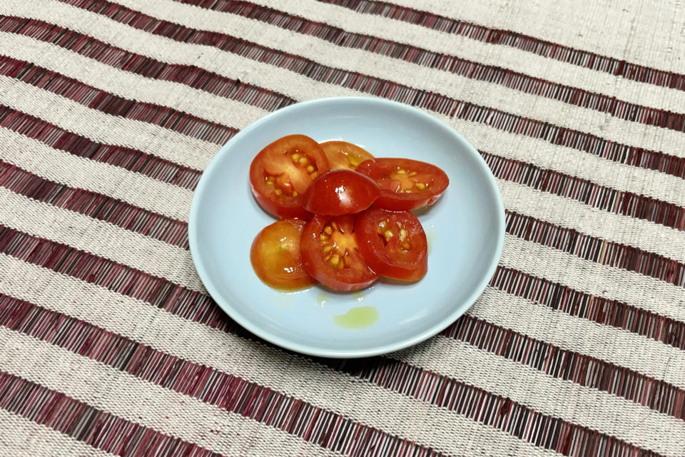 スライスミニトマト